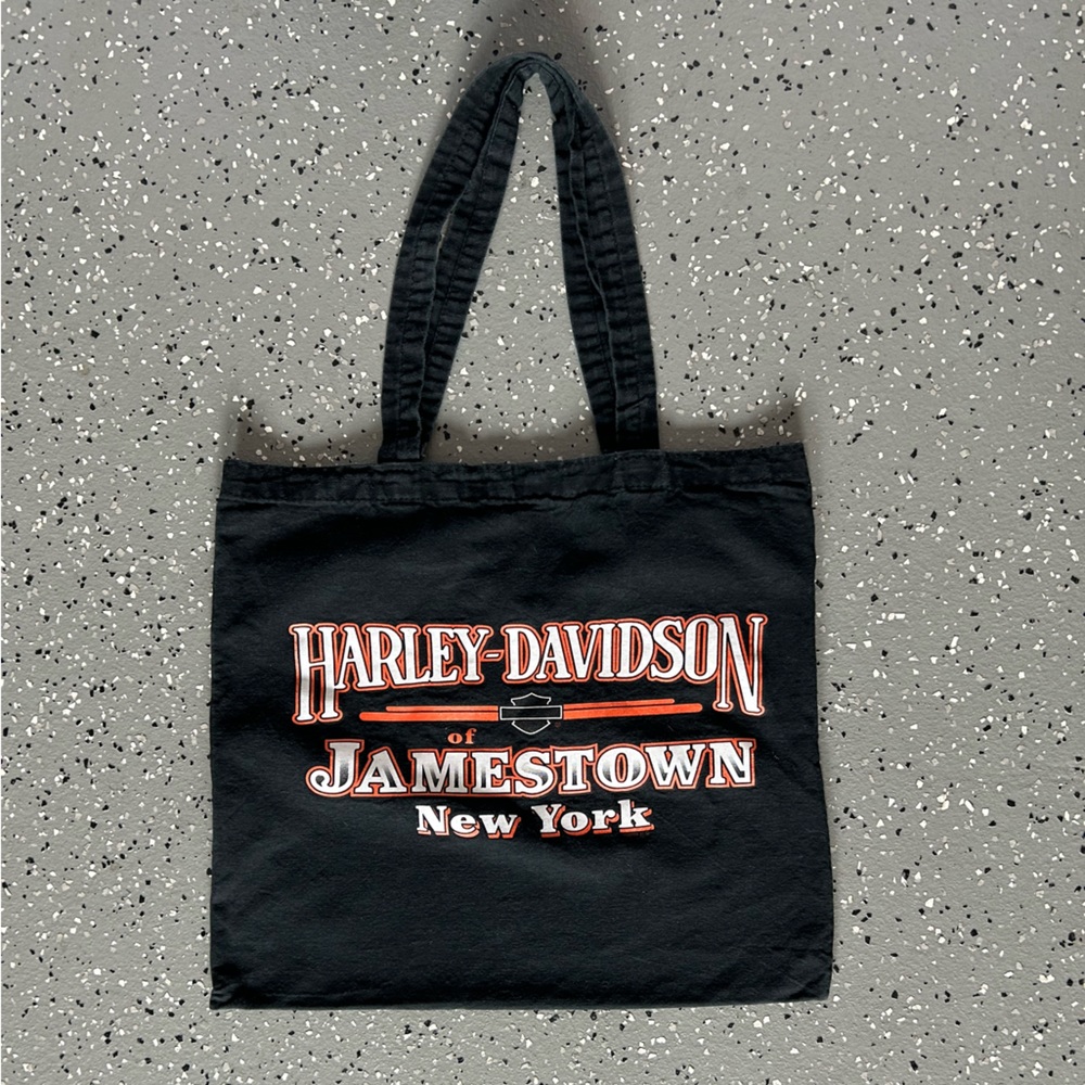 Harley Davidson Jamestown New York Canvas Tote Bag